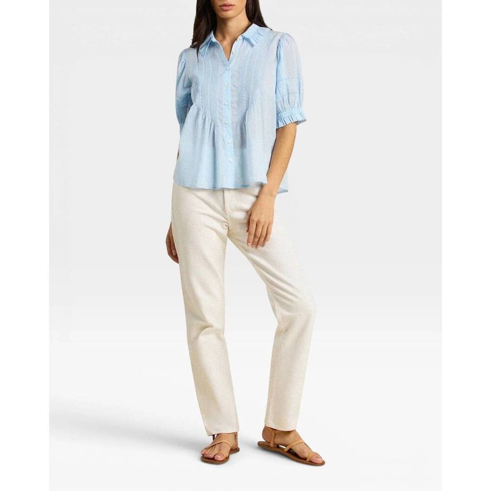 NEW TROVATA jess blouse in hydrangea